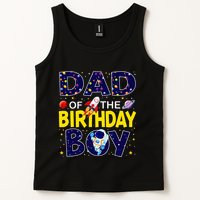 Dad Of The Birthday Boy Outer Space Bday Tank Top