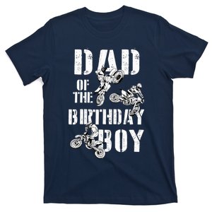 Dad Of The Birthday Boy Dirt Bike T-Shirt