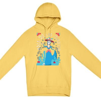 Day Of The Dead Dia De Los Muertos Premium Pullover Hoodie