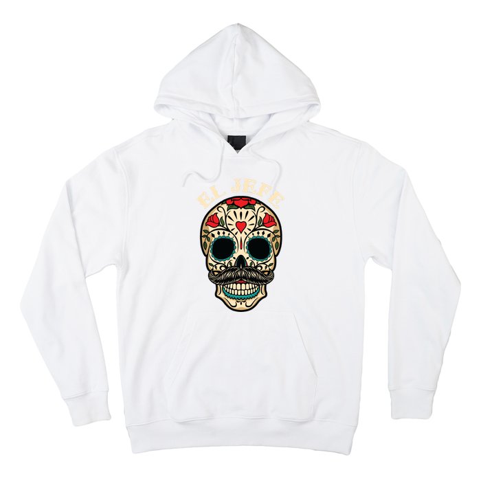 Day Of The Dead Mexico El Jefe Boss Sugar Skull Halloween Hoodie