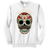 Day Of The Dead Mexico El Jefe Boss Sugar Skull Halloween Sweatshirt