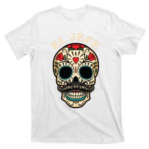 Day Of The Dead Mexico El Jefe Boss Sugar Skull Halloween T-Shirt