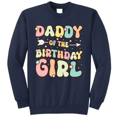 Daddy Of The Birthday Girl Dad Matching Birthday Sweatshirt