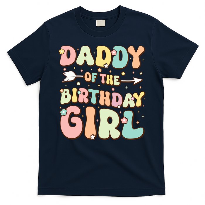 Daddy Of The Birthday Girl Dad Matching Birthday T-Shirt