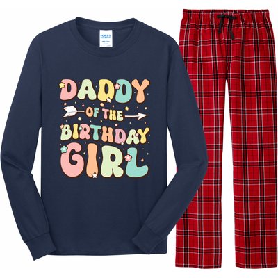 Daddy Of The Birthday Girl Dad Matching Birthday Long Sleeve Pajama Set