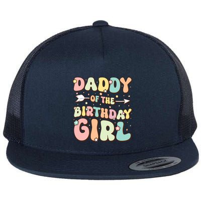 Daddy Of The Birthday Girl Dad Matching Birthday Flatbill Hat