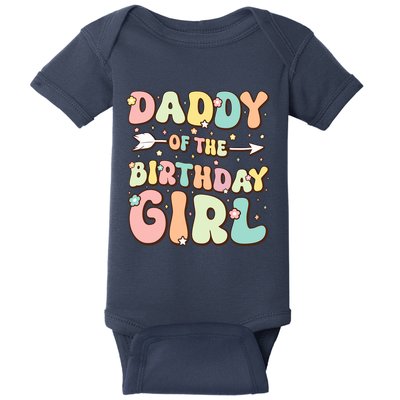 Daddy Of The Birthday Girl Dad Matching Birthday Baby Bodysuit