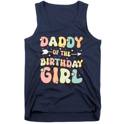 Daddy Of The Birthday Girl Dad Matching Birthday Tank Top