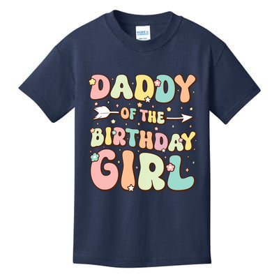 Daddy Of The Birthday Girl Dad Matching Birthday Kids T-Shirt