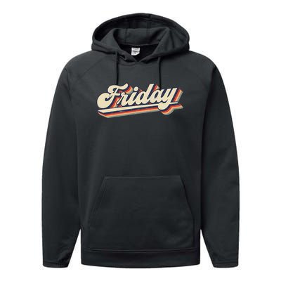 Days Of The Week Friday Performance Fleece Hoodie