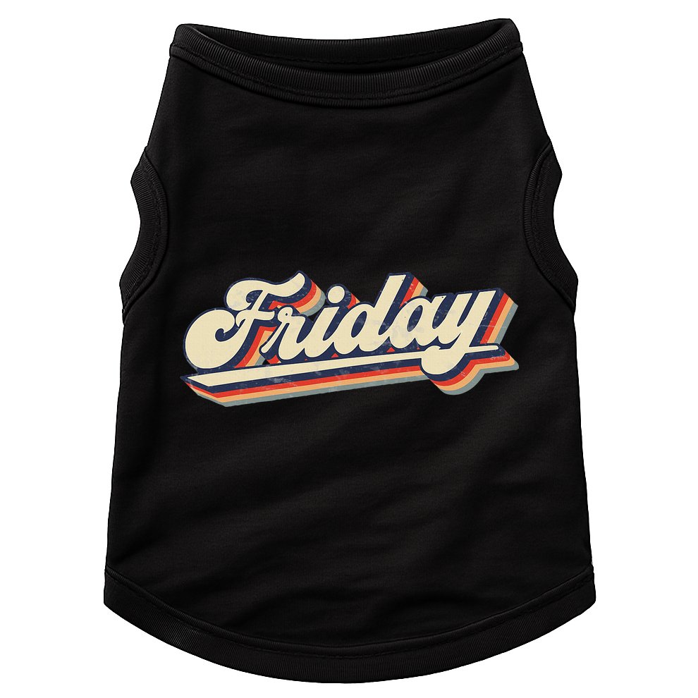 Days Of The Week Friday Doggie Tank