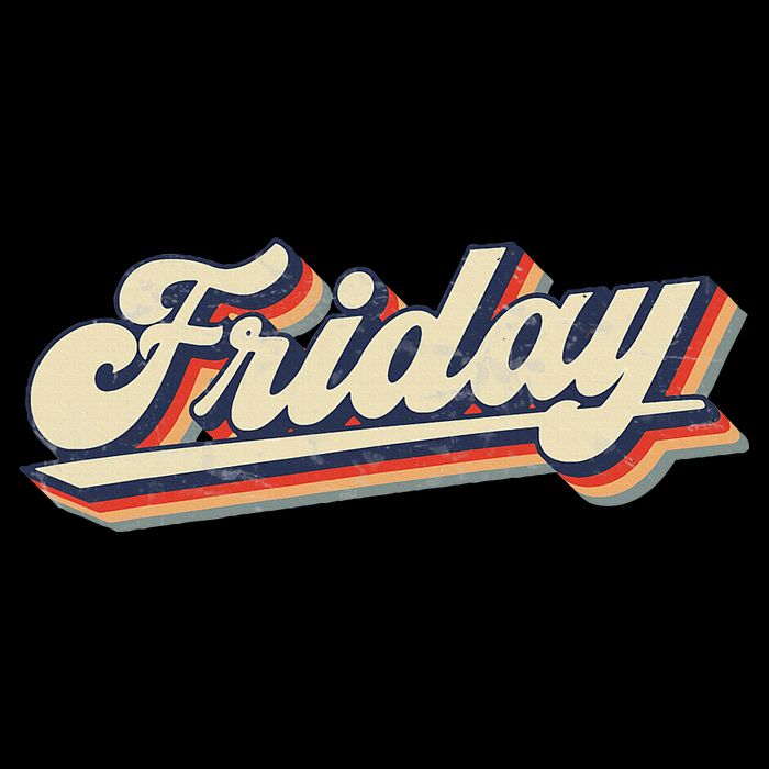 Days Of The Week Friday Apron