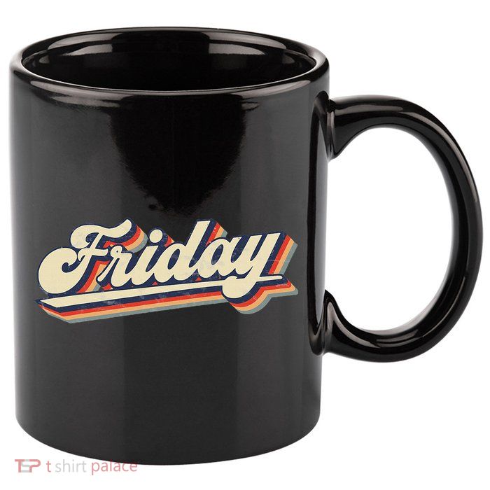 Days Of The Week Friday 11oz C Handle Ceramic Mug