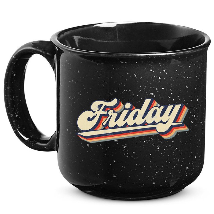 Days Of The Week Friday 15oz Campfire Ceramic Mug