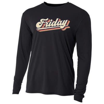 Days Of The Week Friday Cooling Performance Long Sleeve Crew