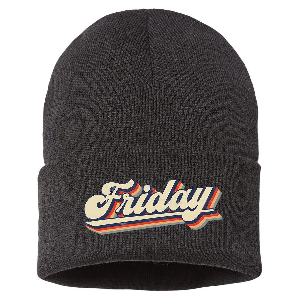Days Of The Week Friday Sustainable Knit Beanie