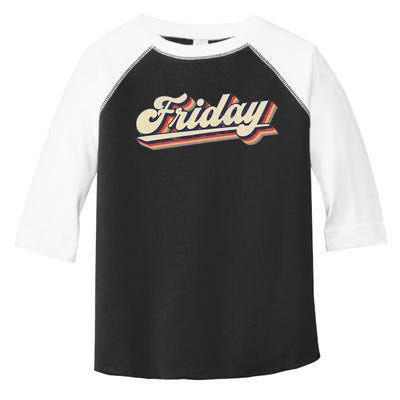 Days Of The Week Friday Toddler Fine Jersey T-Shirt