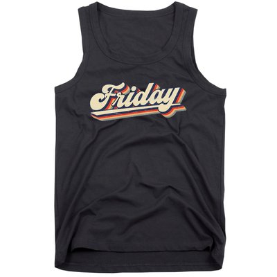 Days Of The Week Friday Tank Top