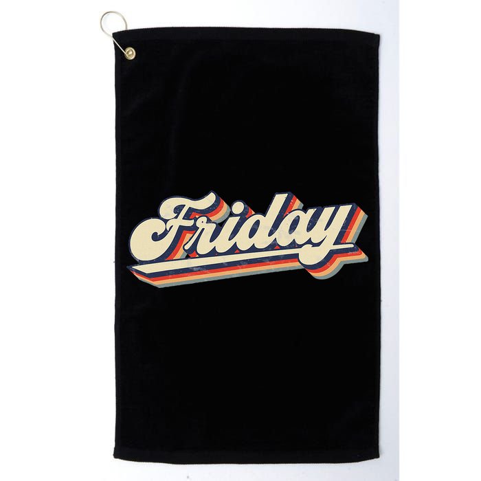 Days Of The Week Friday Golf Towel