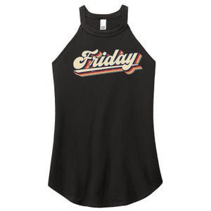 Days Of The Week Friday Women’s Perfect Tri Rocker Tank