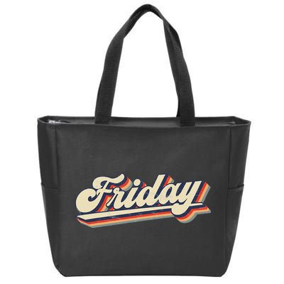 Days Of The Week Friday Zip Tote Bag