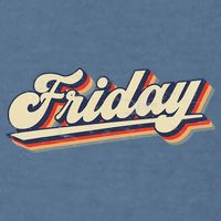 Days Of The Week Friday Garment-Dyed Sweatshirt