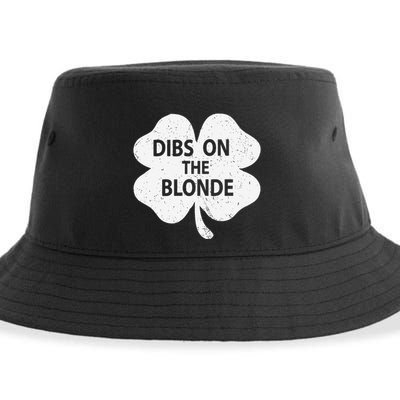 Dibs On The Redhead Or Dibs On The Blonde Funny St. Patricks Sustainable Bucket Hat