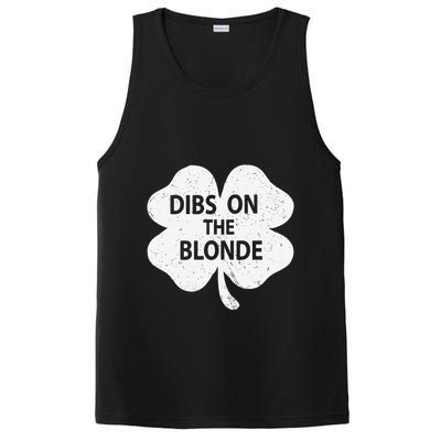 Dibs On The Redhead Or Dibs On The Blonde Funny St. Patricks PosiCharge Competitor Tank