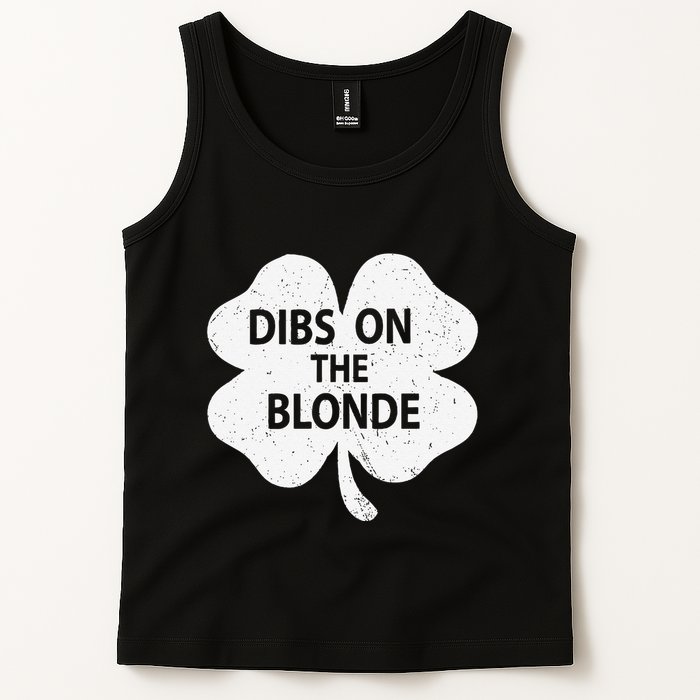 Dibs On The Redhead Or Dibs On The Blonde Funny St. Patricks Tank Top