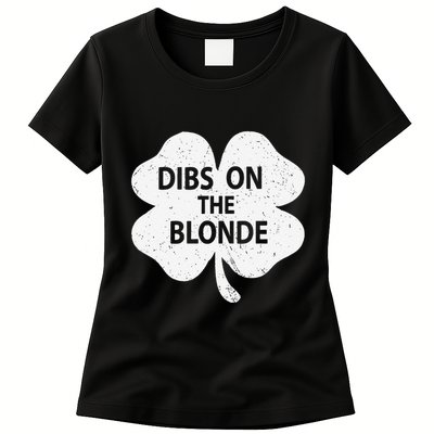 Dibs On The Redhead Or Dibs On The Blonde Funny St. Patricks Womens T-Shirt