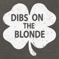 Dibs On The Redhead Or Dibs On The Blonde Funny St. Patricks Cotton Canvas Backpack
