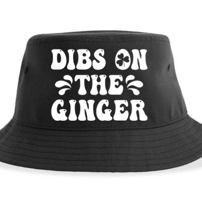 Dibs On The Ginger St Patricks Day Gingers Irish Redhead Sustainable Bucket Hat