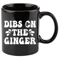 Dibs On The Ginger St Patricks Day Gingers Irish Redhead 11oz C Handle Ceramic Mug