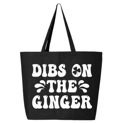 Dibs On The Ginger St Patricks Day Gingers Irish Redhead 25L Jumbo Tote