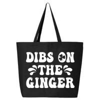 Dibs On The Ginger St Patricks Day Gingers Irish Redhead 25L Jumbo Tote