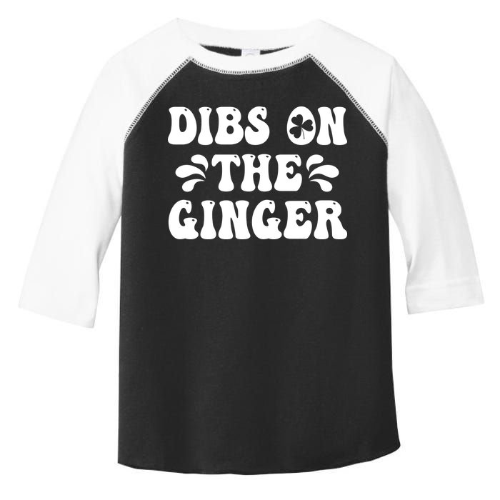 Dibs On The Ginger St Patricks Day Gingers Irish Redhead Toddler Fine Jersey T-Shirt