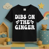 Dibs On The Ginger St Patricks Day Gingers Irish Redhead Toddler T-Shirt