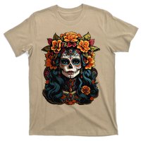 Day Of The Dead De Los Muertos La Catrina Sugar Skull Women T-Shirt