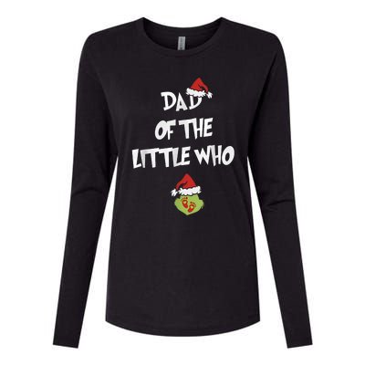 Dad Of The Little Who Pregnancy Announcement Womens Cotton Relaxed Long Sleeve T-Shirt