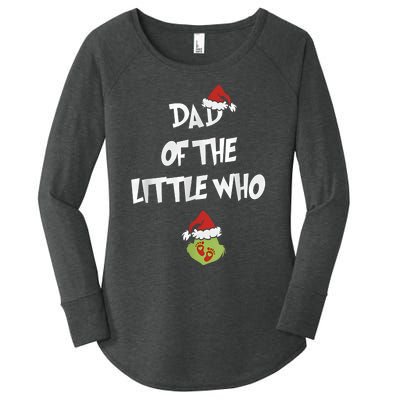 Dad Of The Little Who Pregnancy Announcement Women's Perfect Tri Tunic Long Sleeve Shirt