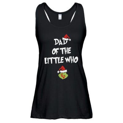 Dad Of The Little Who Pregnancy Announcement Ladies Essential Flowy Tank