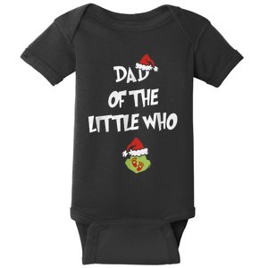 Dad Of The Little Who Pregnancy Announcement Baby Bodysuit