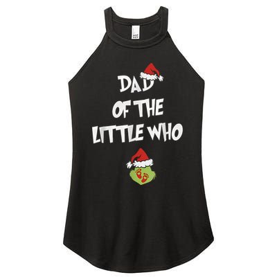 Dad Of The Little Who Pregnancy Announcement Women's Perfect Tri Rocker Tank