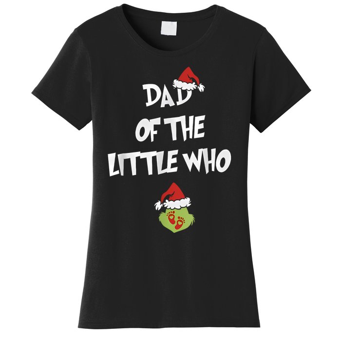 Dad Of The Little Who Pregnancy Announcement Women's T-Shirt