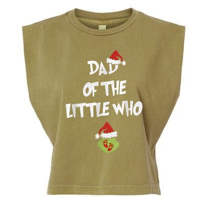 Dad Of The Little Who Pregnancy Announcement Garment-Dyed Women's Muscle Tee