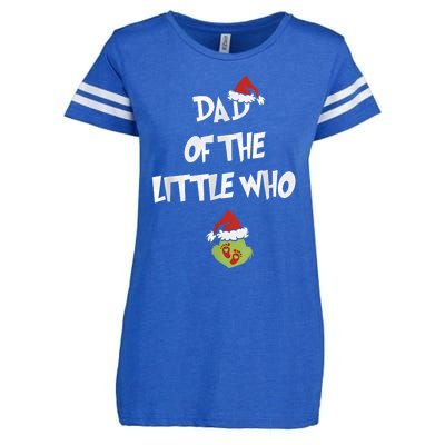 Dad Of The Little Who Pregnancy Announcement Enza Ladies Jersey Football T-Shirt