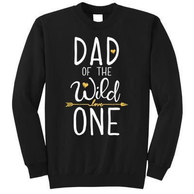 Dad Of The Wild One Fathers Day Daddy Papa Gifts Sweatshirt