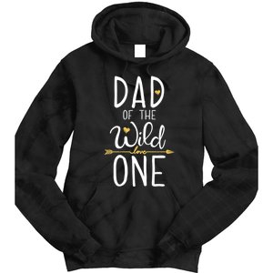 Dad Of The Wild One Fathers Day Daddy Papa Gifts Tie Dye Hoodie