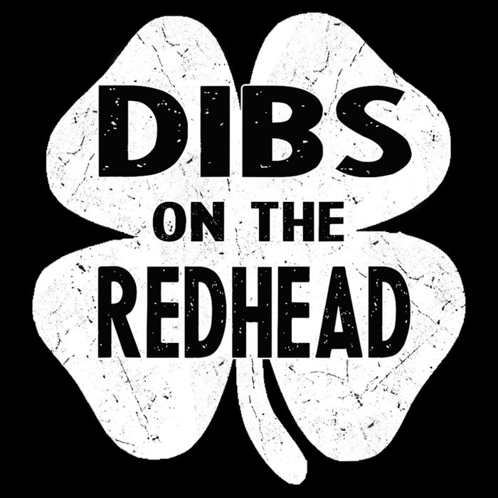 Dibs On The Redhead St PattyS Day Funny PatrickS Day Apron