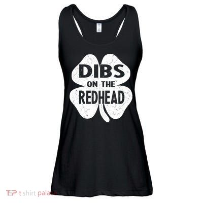 Dibs On The Redhead St PattyS Day Funny PatrickS Day Ladies Essential Flowy Tank